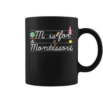 M Is For Montessori Teacher Montessori Educator Appreciation Coffee Mug | Seseable UK
