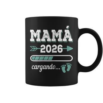 Mamá 2026 Cargando Regalo Futuro Madre Anunciar Embarazo Taza de café - Regaloses