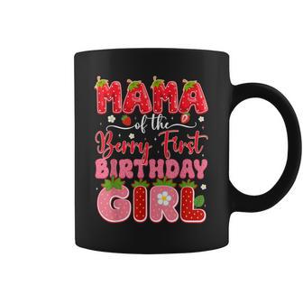 Mama Of The Berry First Birthday One Strawberry Matching Coffee Mug | Seseable UK