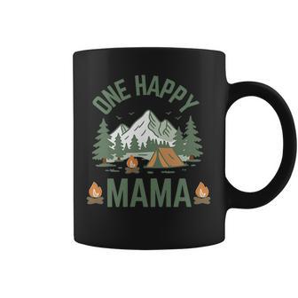 Mama One Happy Camper 1St Birthday Camping Matching Family Coffee Mug - Thegiftio UK