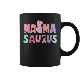 Mama Saurus Mom Dinosaur Three Rex Birthday Boy Girl Coffee Mug - Thegiftio UK