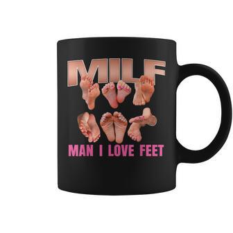 Man I Love Feet Matching Family Sarcastic Coffee Mug | Seseable UK