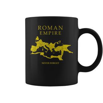 Mapa Del Imperio Romano Never Forget -Pqr Roma Taza de café - Regaloses
