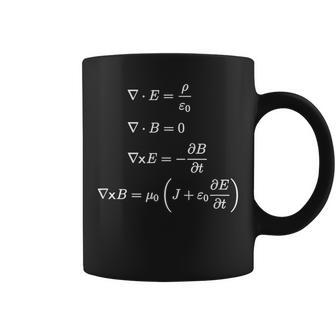 Maxwell's Equations Diferenciales De Ciencia Y Matemáticas Taza de café - Regaloses