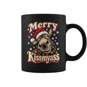Merry Kissmyass Esel Weihnachten Lustiges Für Damen Tassen - Geschenkecke