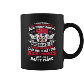 But If You Mess With My Son Christmas Ideas For Mom Coffee Mug | Seseable UK