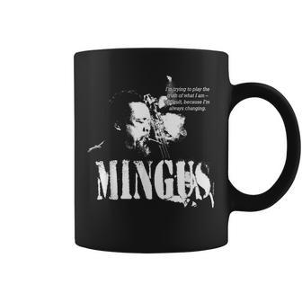 Mingus Jazz Wisdom Bajista Músico Taza de café - Regaloses