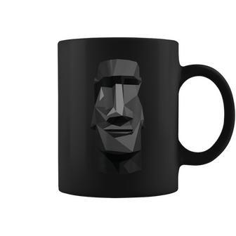 Moai Île De Pâques En Pierre Facetoïque Tasse - Cadeauxyz