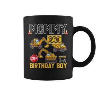 Mommy Of The Birthday Boy Construction Worker Birthday Party Coffee Mug - Thegiftio UK