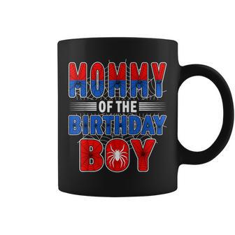 Mommy Of The Birthday Boy Spider Web Birthday Party Coffee Mug - Thegiftio UK