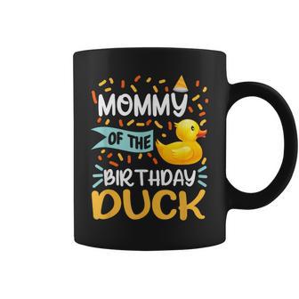 Mommy Of The Birthday Duck Boy Rubber Duck Bday Family Coffee Mug - Thegiftio UK