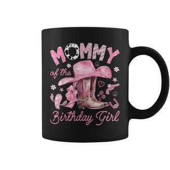 Mommy Of The Birthday Girl Pink Cowgirl Western Rodeo Coffee Mug | Seseable UK
