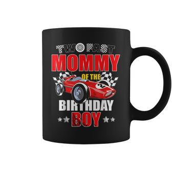 Mommy Of The Two Fast 2Nd Birthday Boy Racing Car Family Coffee Mug - Thegiftio UK