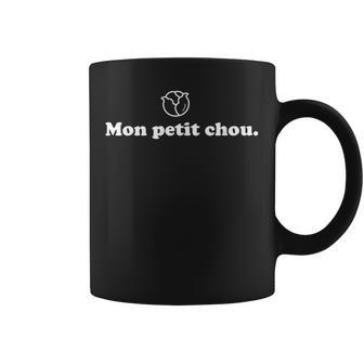 Mon Petit Chou Terme D'endearment Français Tasse - Cadeauxyz