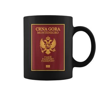 Monténégro Passeport Du Monténégro Drapeau Du Monténégro Tasse - Cadeauxyz