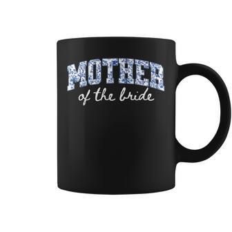 Mother Of The Bride Floral Blue Chinoiserie Wedding Bridal Coffee Mug | Seseable UK