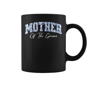 Mother Of The Groom Floral Blue Chinoiserie Wedding Mom Coffee Mug | Seseable UK
