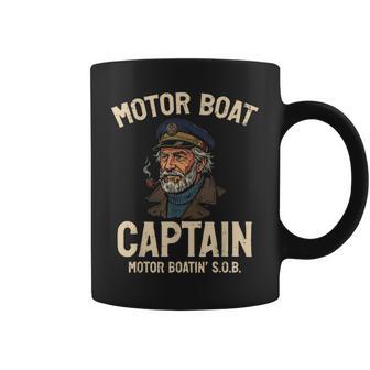 Motor Boat Captain Motorboating Inappropriate Joke Men Coffee Mug - Thegiftio UK