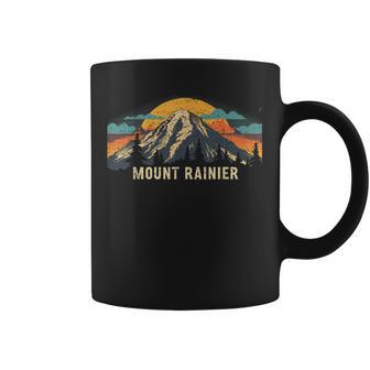 Mount Rainier -Us National Park Vintage Kids Retro Coffee Mug - Thegiftio UK