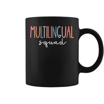 Multilingual Squad Teacher International Language Dual Women Coffee Mug - Thegiftio UK