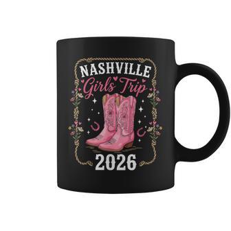 Nashville Girls Trip 2026 Cowgirl Boots Western Coffee Mug - Thegiftio UK
