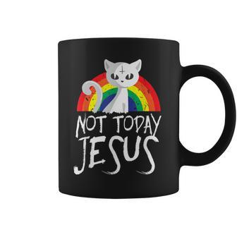 Nicht Heute Jesus Anti Christatan Katzen Atheist Tassen - Geschenkecke