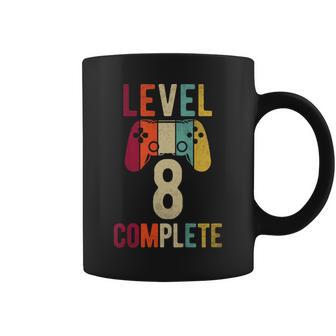 Niños Cumpleaños Niño 8 Años Camisa Gamer Nivel 8 Completo Taza de café - Regaloses