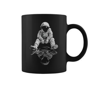 NMal Astronaut Grafik Illustration Astronaut Für Astronauten- Und Tierliebhaber chwarz Kurzarm Tassen - Geschenkecke