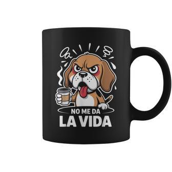 No Me Da Laida Perro Café Beagle Frase Divertida Taza de café - Regaloses