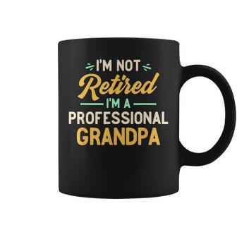 No Estoy Jubiladooy Un Abuelo Profesional Taza de café - Regaloses