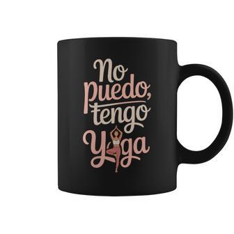 No Puedo Tengo Yoga Humor Humorístico Divertido Cuello Taza de café - Regaloses