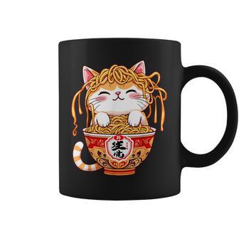 Nouilles Pour Chat Et Ramen Anime Japonais Et Kawaii Chat Mignon Tasse - Cadeauxyz