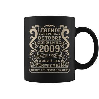 Octobre 2009-17 Ans Anniversaire Cadeauintage 2009 Tasse - Cadeauxyz