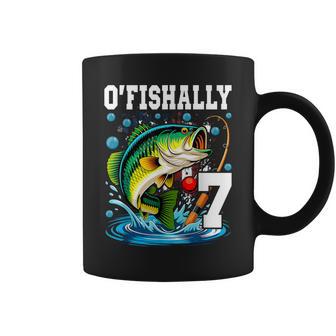O'fishally 7 Years Old Fishing 7Th Birthday Boys Kids Coffee Mug - Thegiftio UK