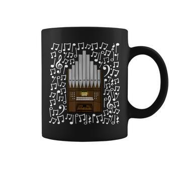 Orgue D'église Notes De Musique Organiste Musicien Tasse - Cadeauxyz
