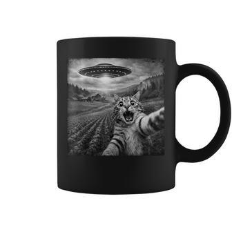 Ovni Para Hombre Y Con Gatoelfie In Mangas Taza de café - Regaloses