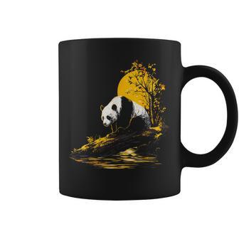 Panda Nature Forêt Animal Illustration Graphique Panda Tasse - Cadeauxyz