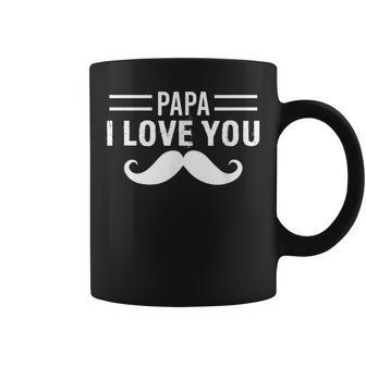 Papá Te Quiero Papá Divertido Taza de café - Regaloses