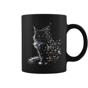 Papillon Forêt Norvégienne Chat Tasse - Cadeauxyz