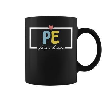 Pe Teacher Vintage Retro Physical Education Teacher Coffee Mug - Thegiftio UK