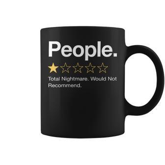 Personnes 1 Étoile Total Nightmare Ne Recommanderait Pas Tasse - Cadeauxyz