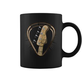 Plectro Instrumento Musical Música Púa Bajista Bajo Taza de café - Regaloses