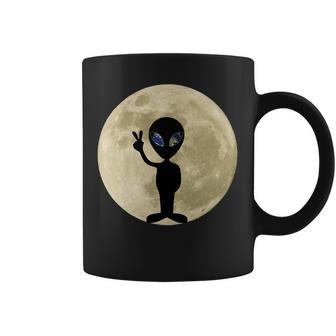 Pleine Lune Extra Terrestreisiteur Fun Fan Cadeau Manche Longue Tasse - Cadeauxyz