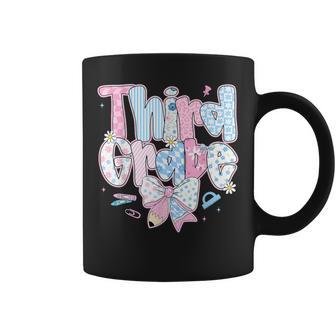 Preppy Third Grade Back To School Coquette Bow Teacher Kids Coffee Mug - Thegiftio UK