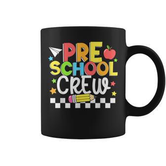 Preschool Crew Happy First Day Of School Kids Teacher Coffee Mug | Seseable UK