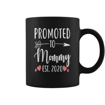 Promoted To Mommy Est 2020 Christmas Ideas For Mom Coffee Mug | Seseable UK