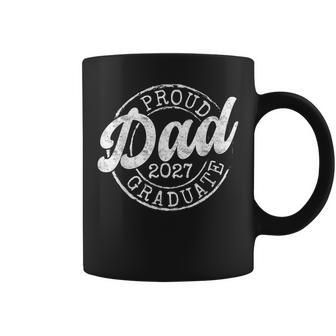 Proud Dad Of 2027 Graduate Senior Dad 27 Graduation Coffee Mug | Seseable UK