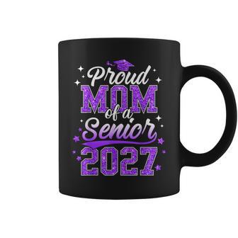 Proud Mom Of A Senior 2027 Class Of 2027 Graduate Coffee Mug | Seseable UK