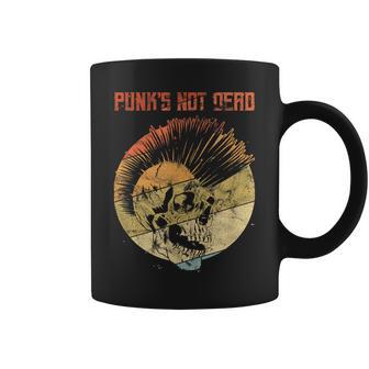 Punk's Not Dead Punk Rock Punker Taza de café - Regaloses