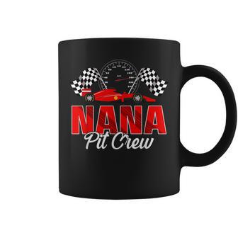 Race Car Birthday Party Racing Family Nana Pit Crew Coffee Mug - Monsterry UK